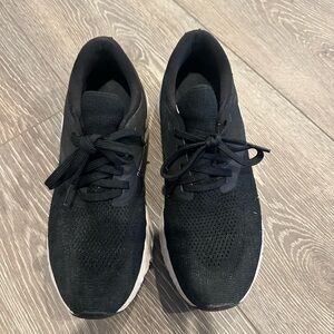 Nike Black Athletic Shoes Lightweight Breathable